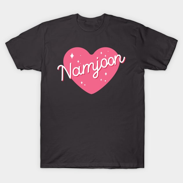 BTS RM Kim Namjoon cute heart T-Shirt by Oricca